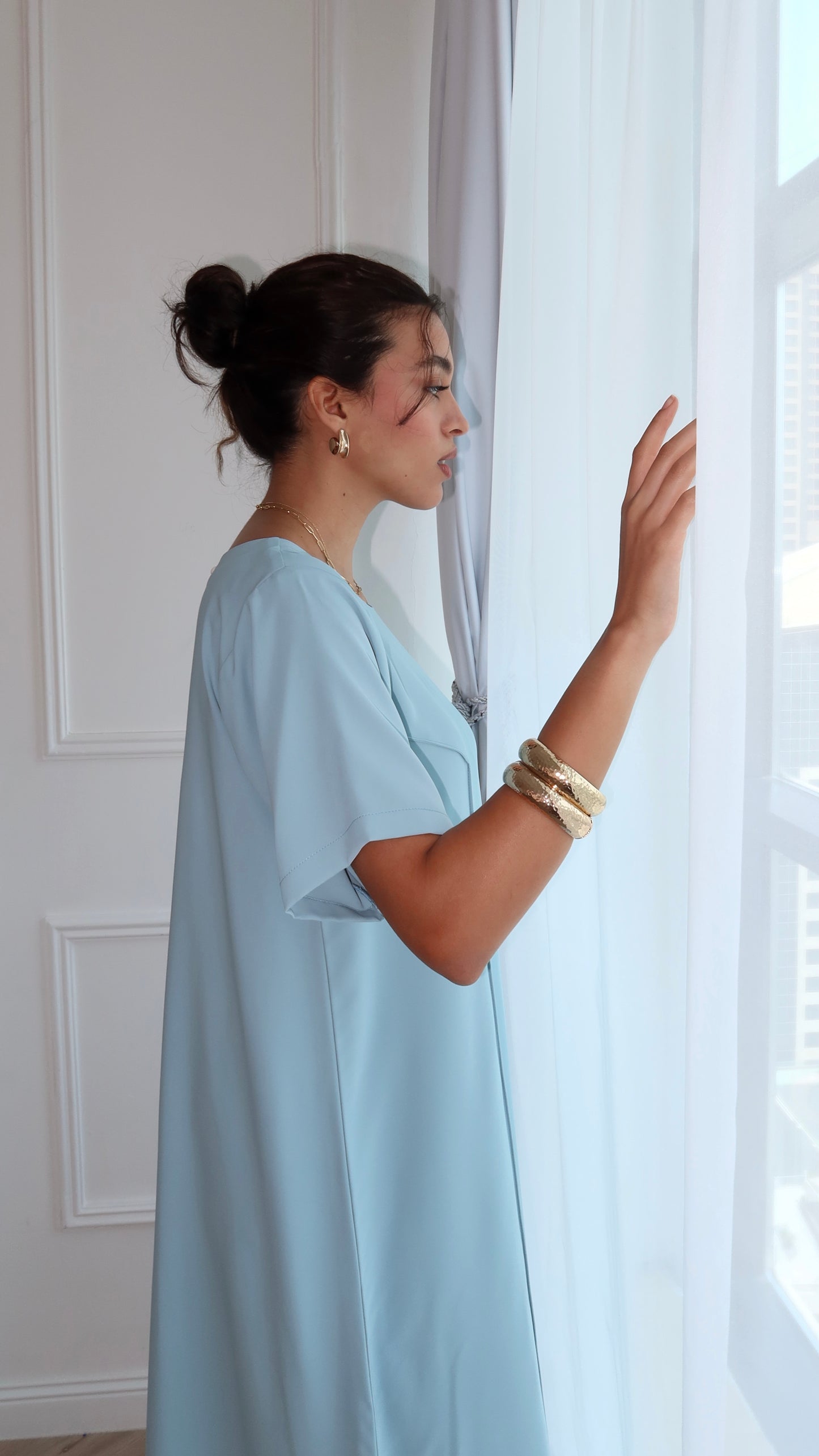 O64- Baby Blue underabaya