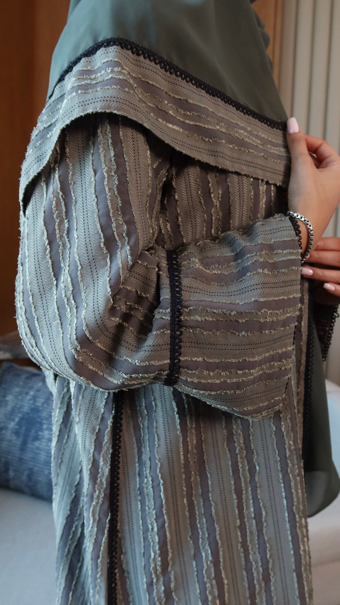 E126- Summer Light fabric - Green