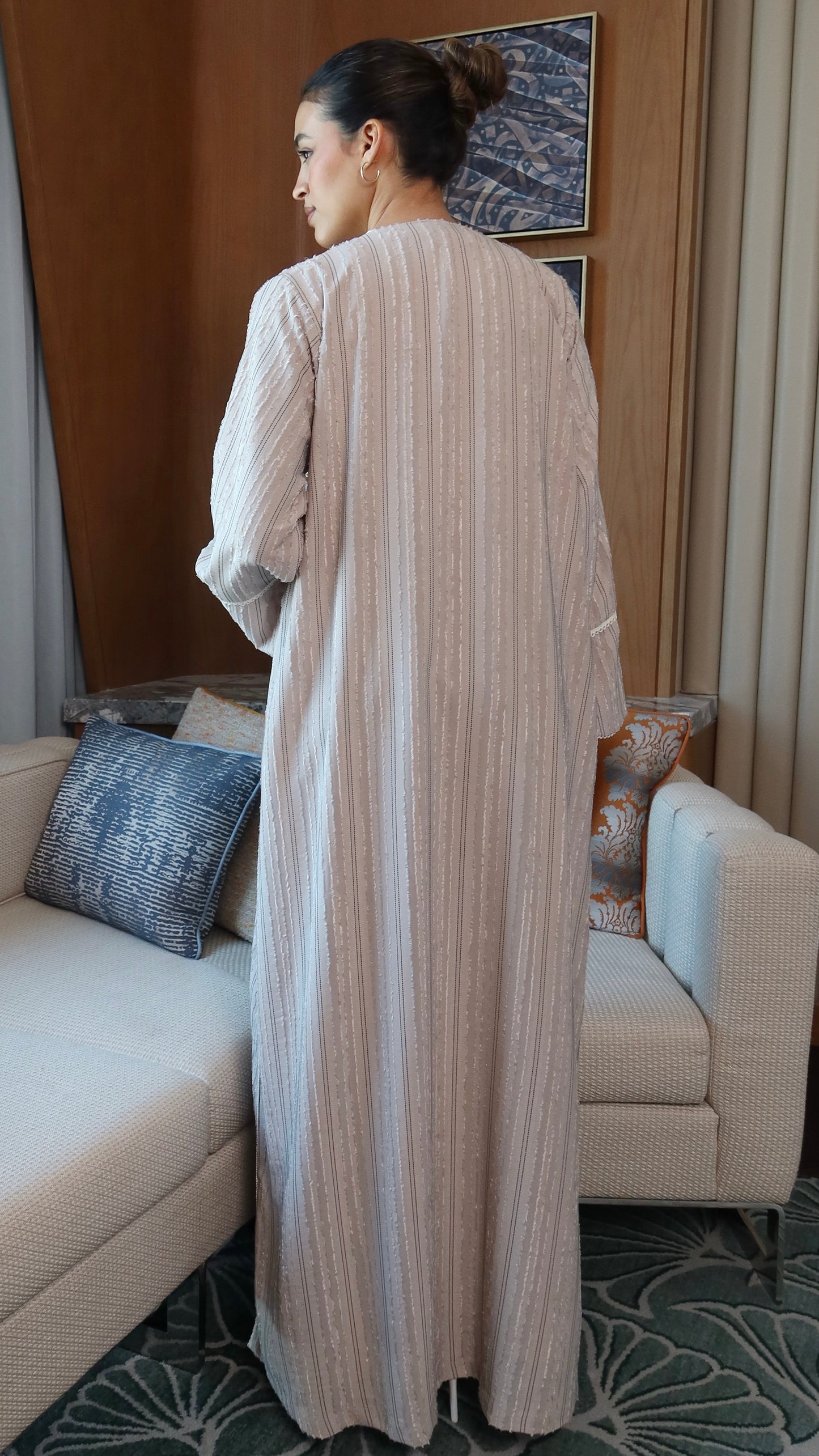 E125- Summer Light fabric - Beige