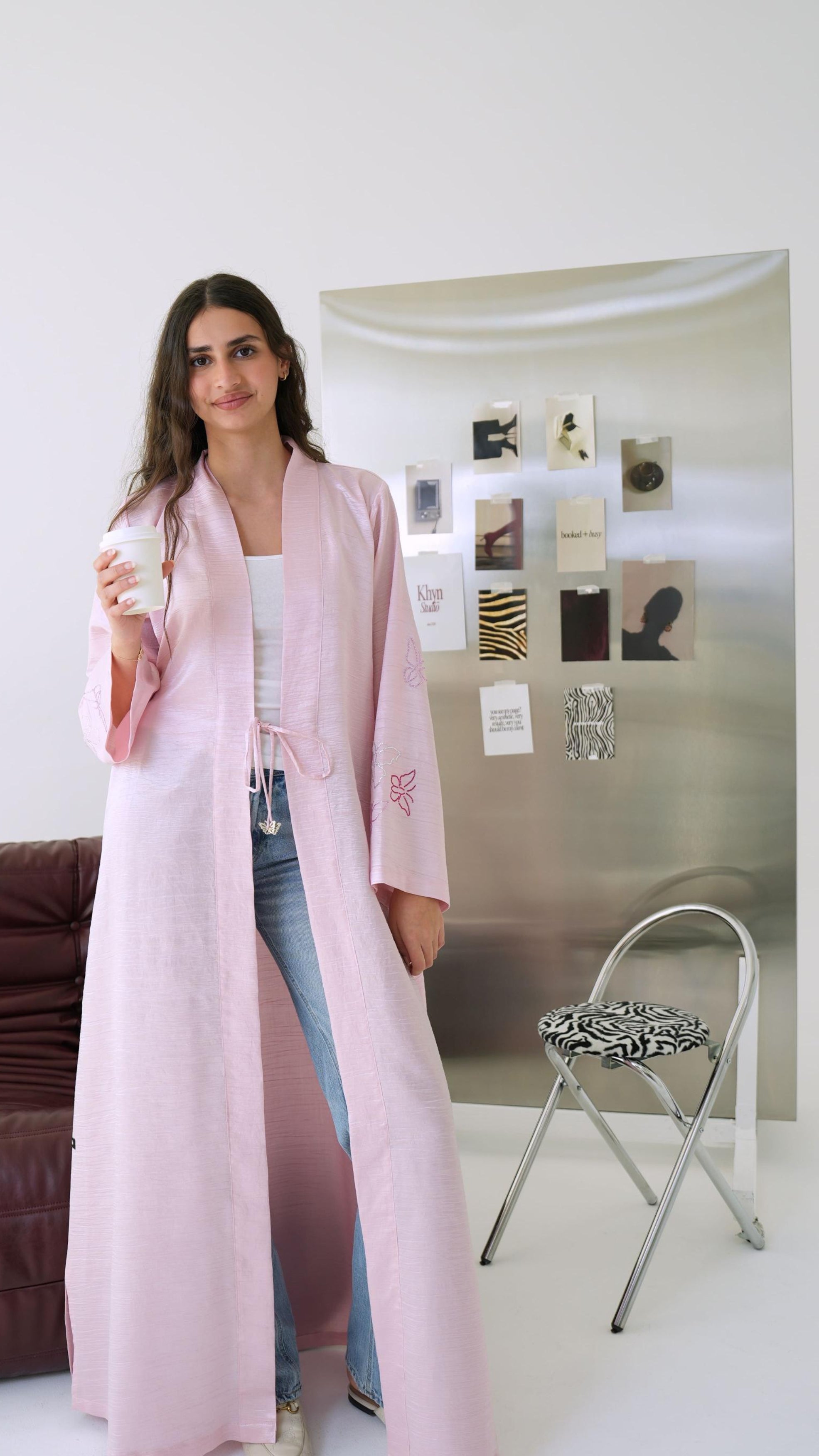 E99-Pink Butterfly Bling( Ready to ship)