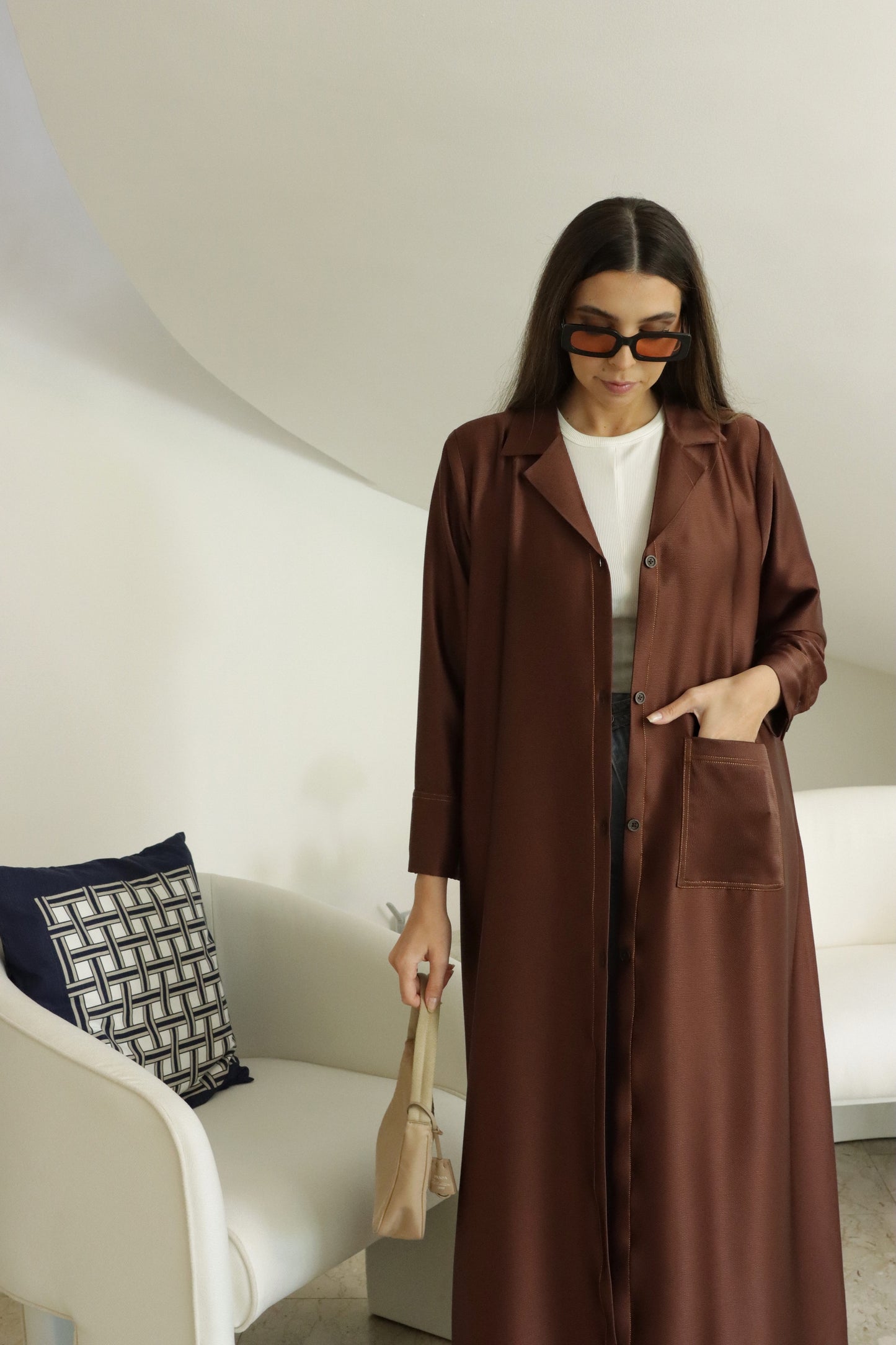 E17 Abaya- Brown