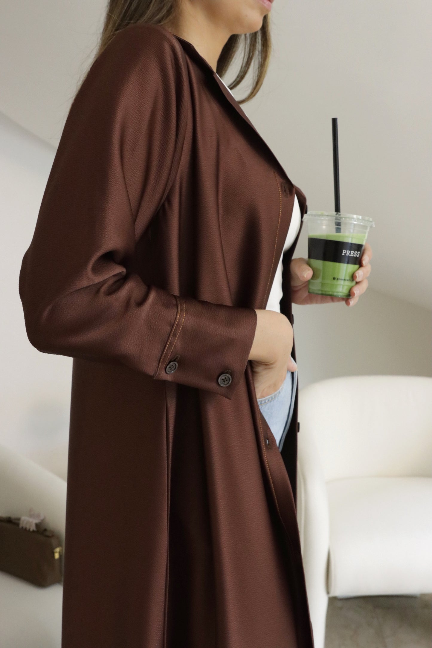 E17 Abaya- Brown